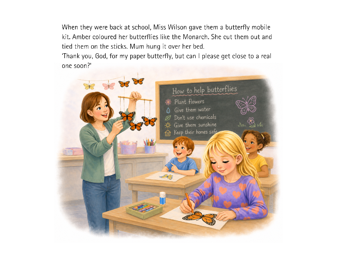 Amber's Butterfly interior preview